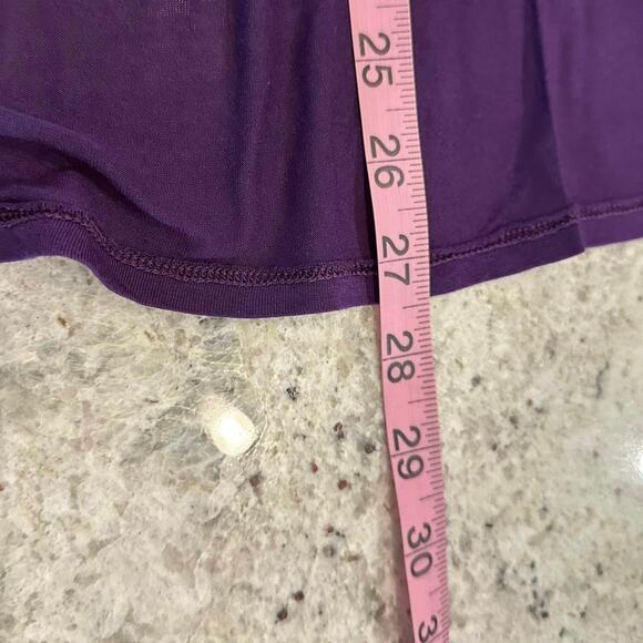 Women’s LA Made tee. Purple long sleeve shirt size S - Picture 10 of 11